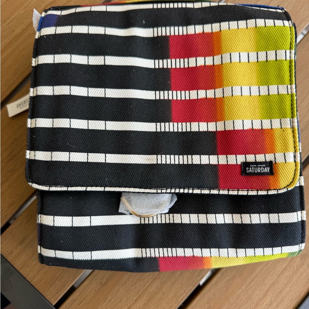 kate spade Multicolor Striped Cosmetic Bag